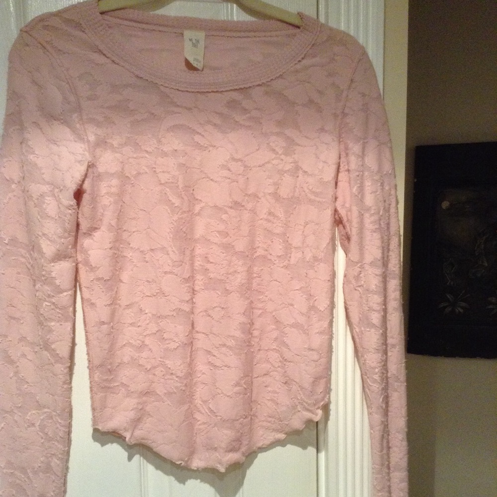 Free people stretch lace top NWOT